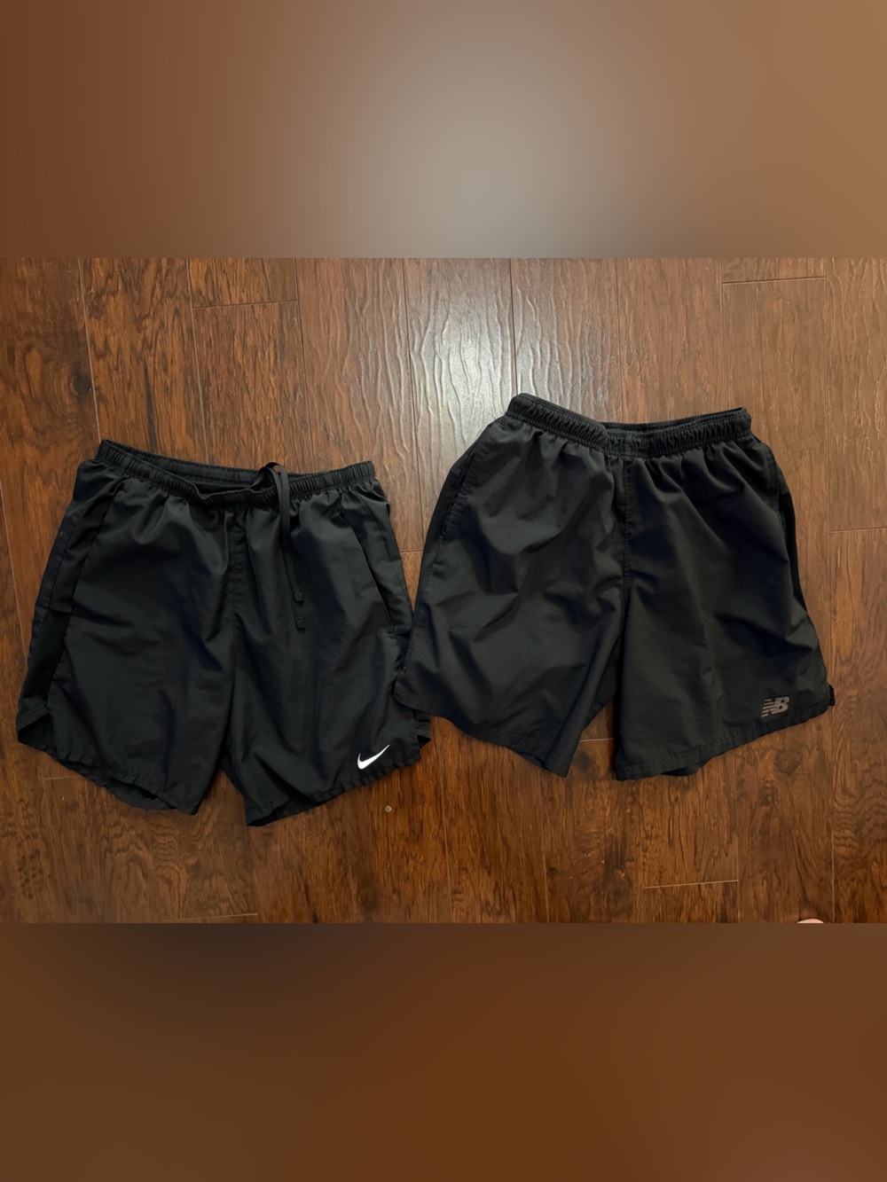 2pk - Nike & NB Black Athletic Men's Shorts Duo